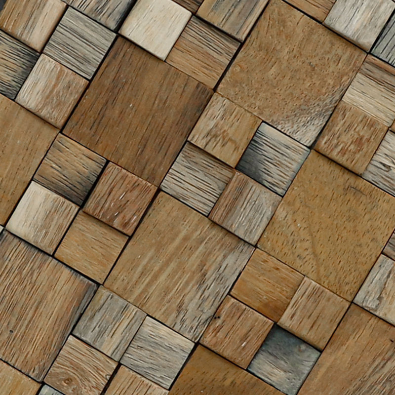 Ekena Millwork Belmont Boat Wood Mosaic 12 X 12 Wood Look Tile Wayfair