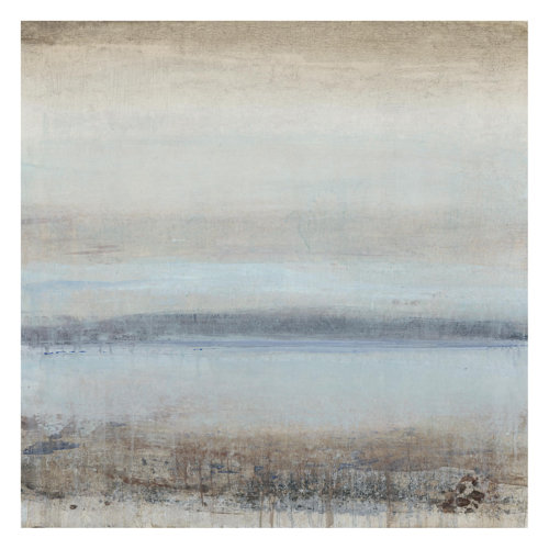 Horizon over Blue I 2.88m x 2.88m Textured Matt Peel & Stick Wall Mural East Urban Home