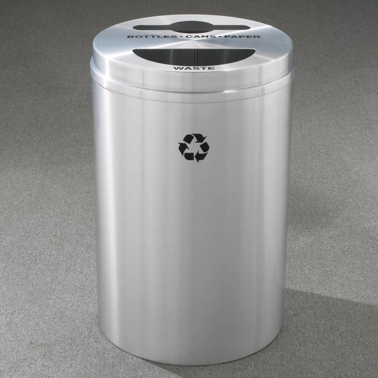 Glaro, Inc. RecyclePro Dual Stream 33 Gallon Recycling Bin | Wayfair