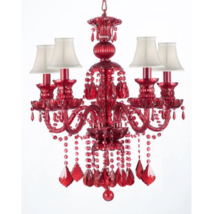 Go to store & view more images Jefferson 5-Light Shaded Chandelier by Mercer41