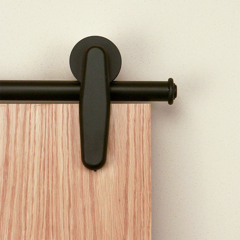Quiet Glide Vista Sliding Standard Single Track Barn Door Round Track And Hardware Kit Wayfair