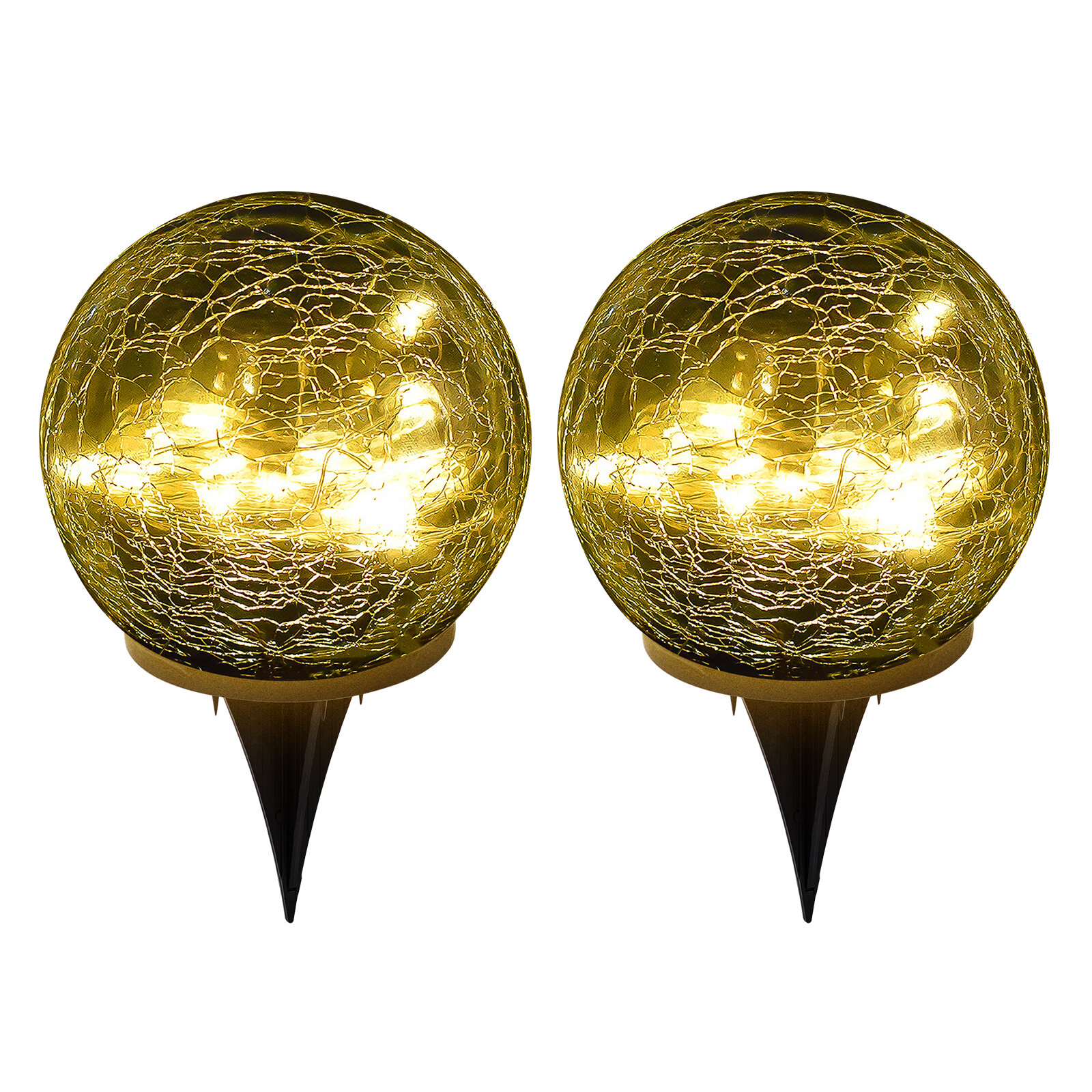 lytworx solar crackle ball lights