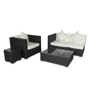 4-tlg. Sofa-Set mit Kissen von IHP24