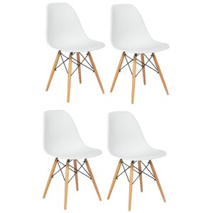 Dejohn Solid Wood Dining Chair (Set of 4)