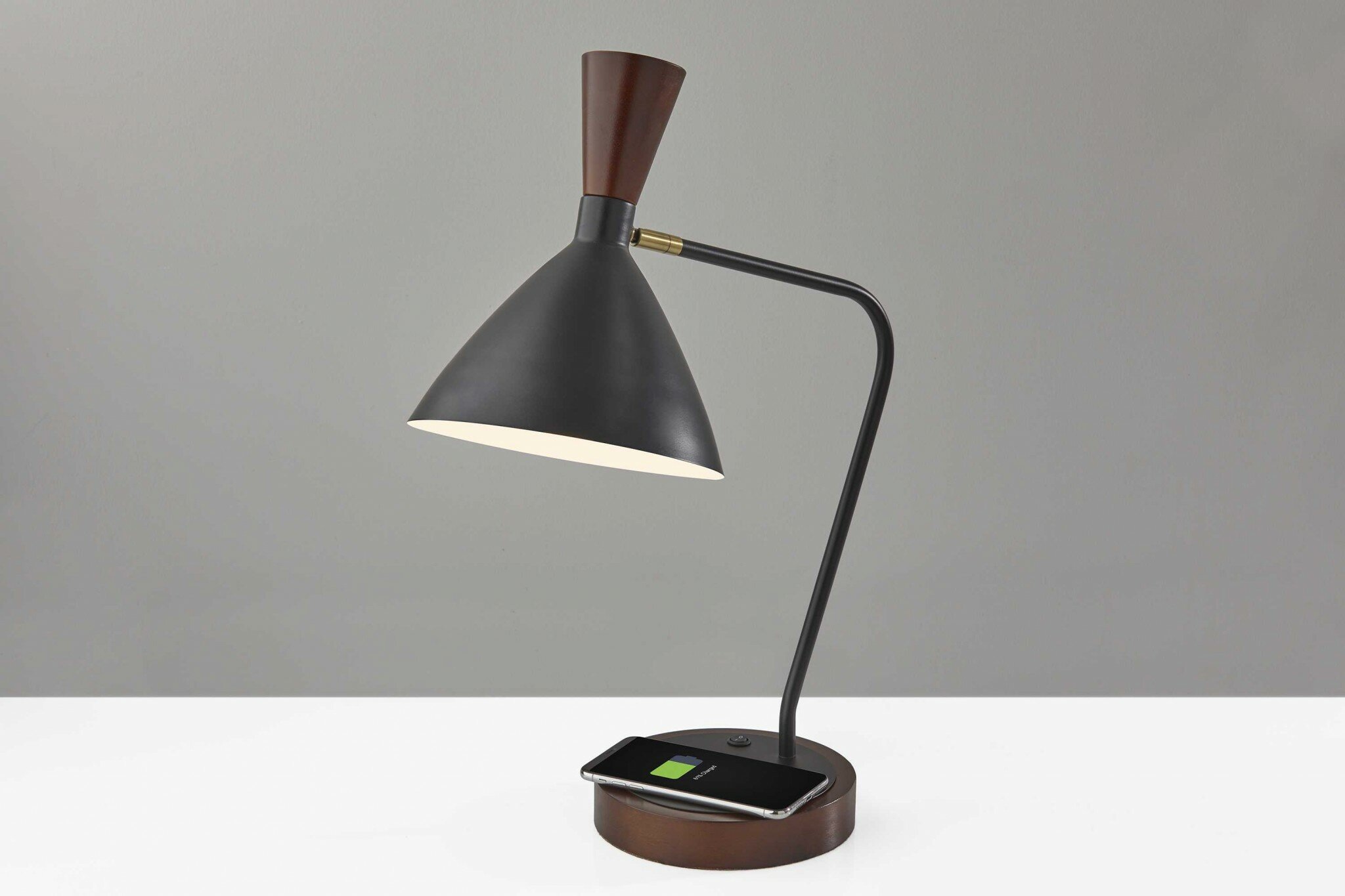 black desk lamp with usb port