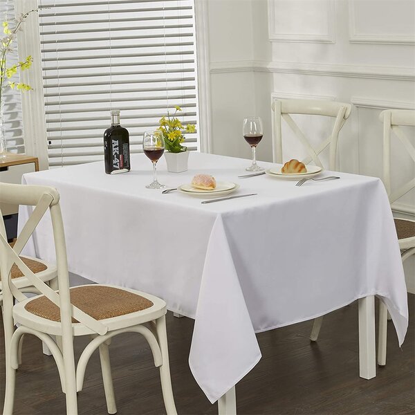 Covering All Occasions Tablecloth 70 x 108 Rectangle Ivory Polyester 7 1pc