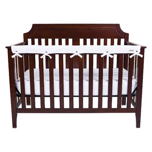 Pack of 2! Trend Lab Waterproof CribWrap Rail Cover For Narrow Side Crib Rails Made to Fit Rails up to 8 Around 