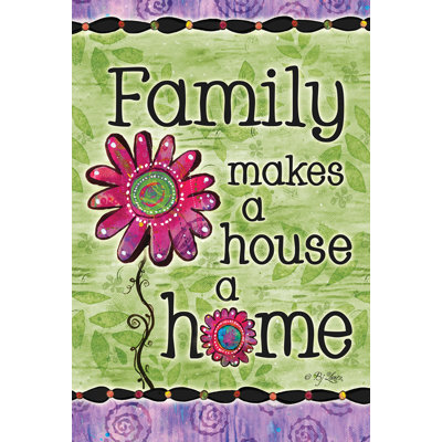 Family Home 2-Sided Garden flag Toland Home Garden