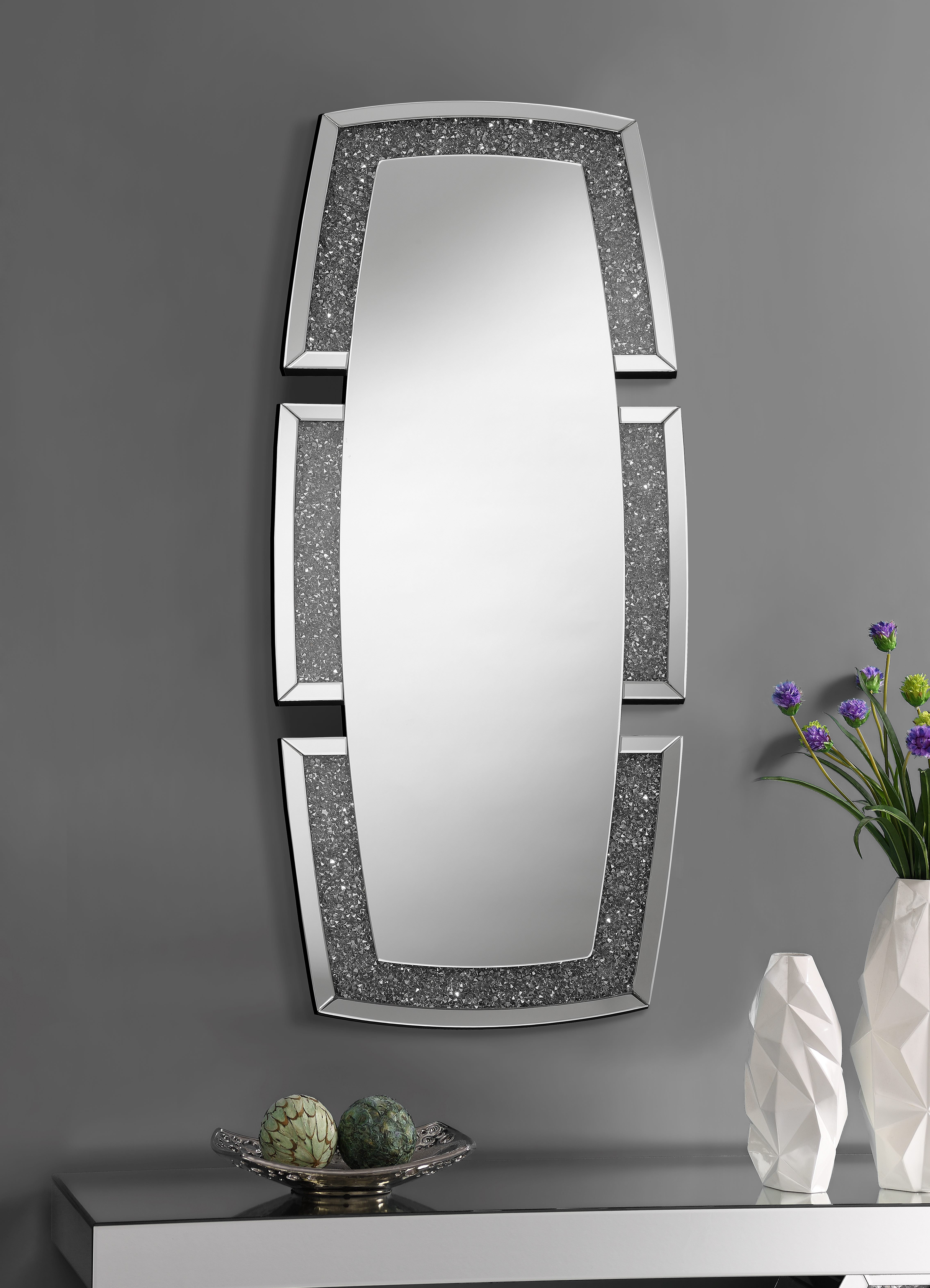 Everly Quinn Theriault Rectangle Glass Wall Mirror Wayfair