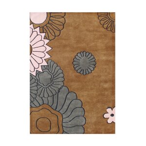 Serra Hand-Tufted Brown Sugar Area Rug