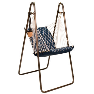 Go to store & view more images Algoma Net Company Polyester Chair Hammock with Stand