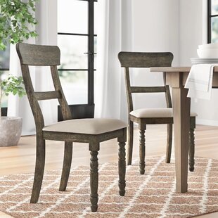 Farmhouse Rustic Upholstered Dining Chairs Birch Lane