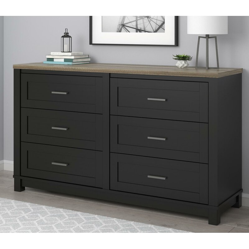 Andover Mills Pettigrew 6 Drawer Double Dresser Reviews Wayfair