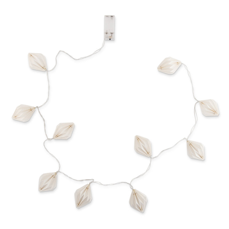 The Party Aisle Bourbeau Geo Decorative 65 Ft 10 Light Paper