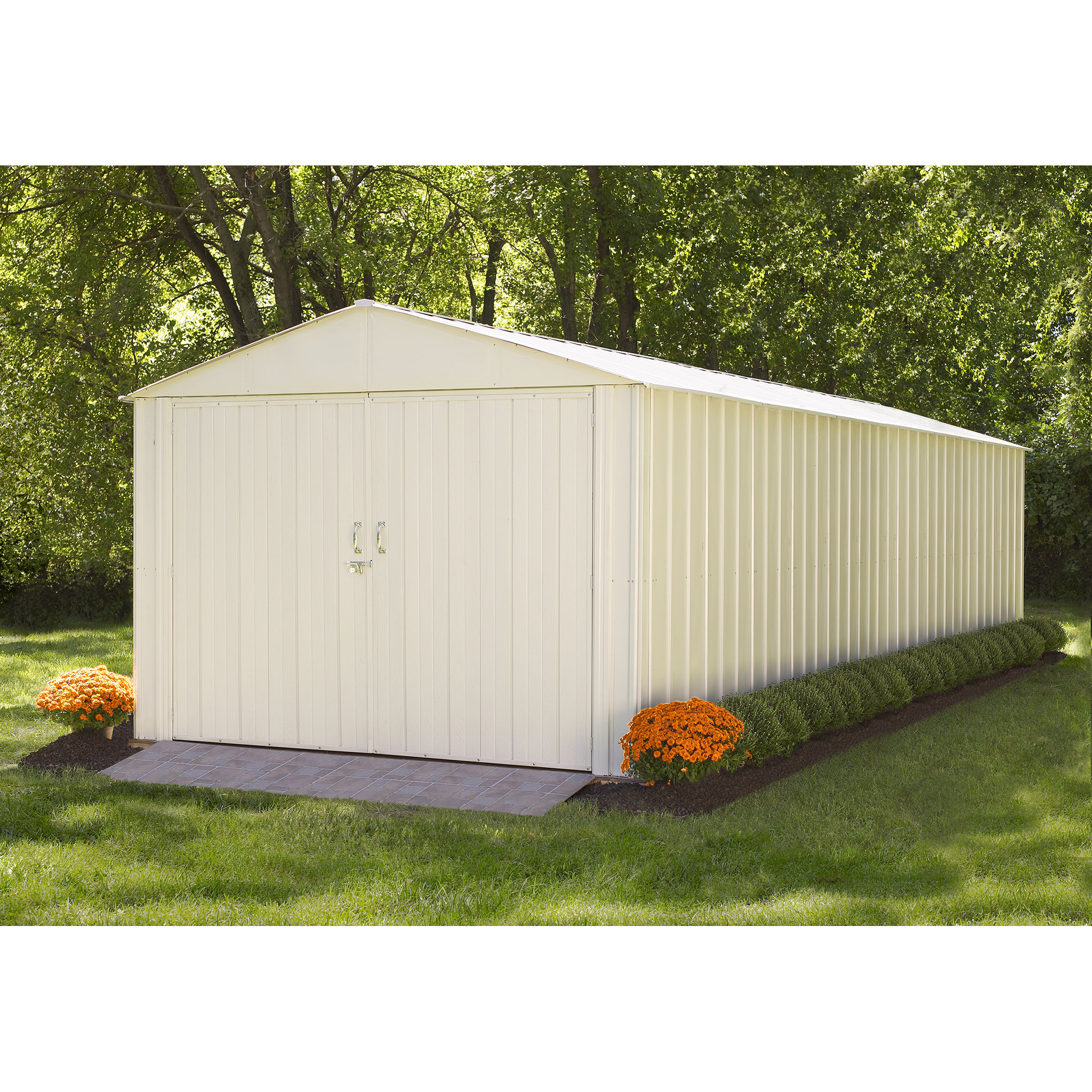 Arrow Commander 10 Ft W X 25 Ft D Metal Storage Shed Wayfair
