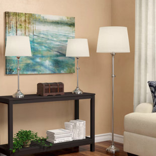 Go to store & view more images Tully 3 Piece Adjustable Table and Floor Lamp Set by Darby Home Co