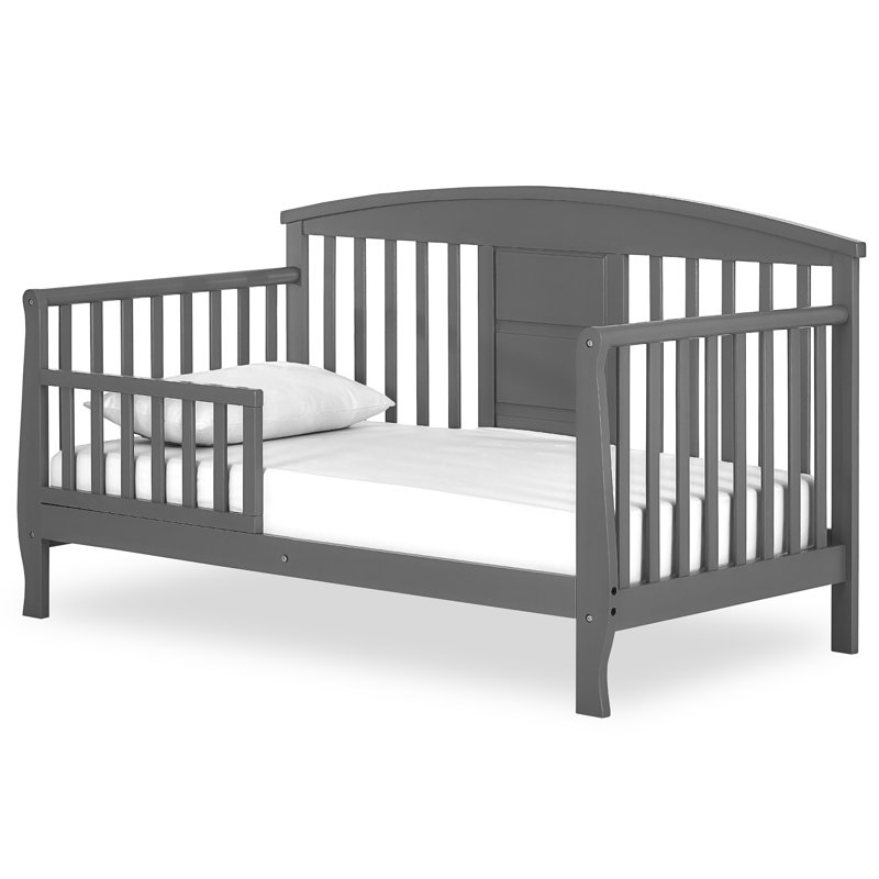 gray toddler bed