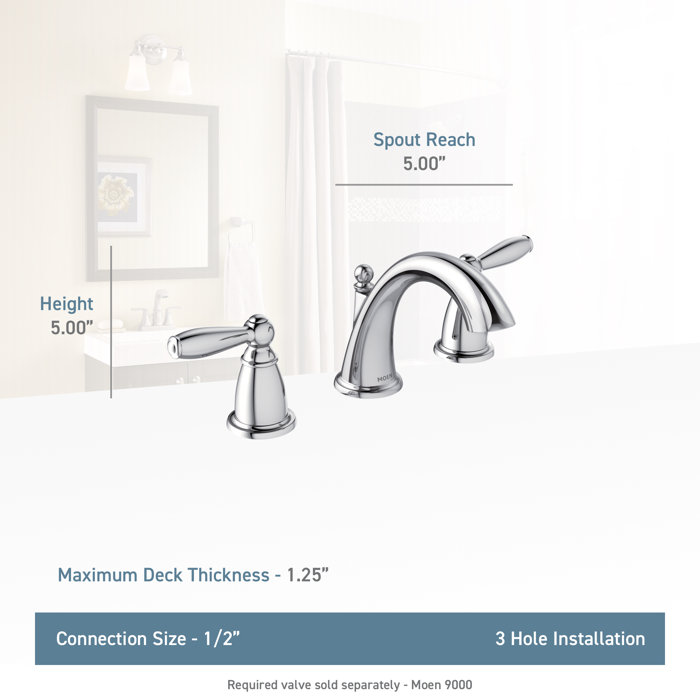 Moen Brantford Widespread Bathroom Faucet Reviews Wayfair Ca