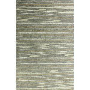 Kelson Hand-Tufted Gray Area Rug