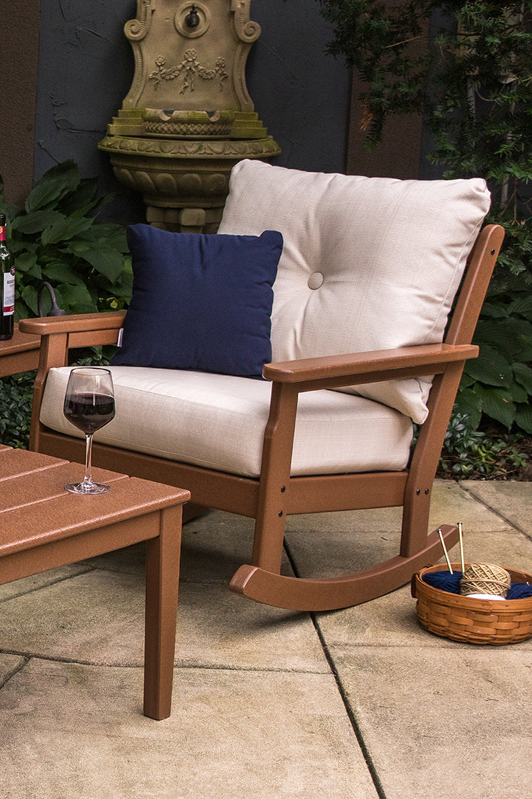 clearance patio cushion sets on Polywood Wayfair