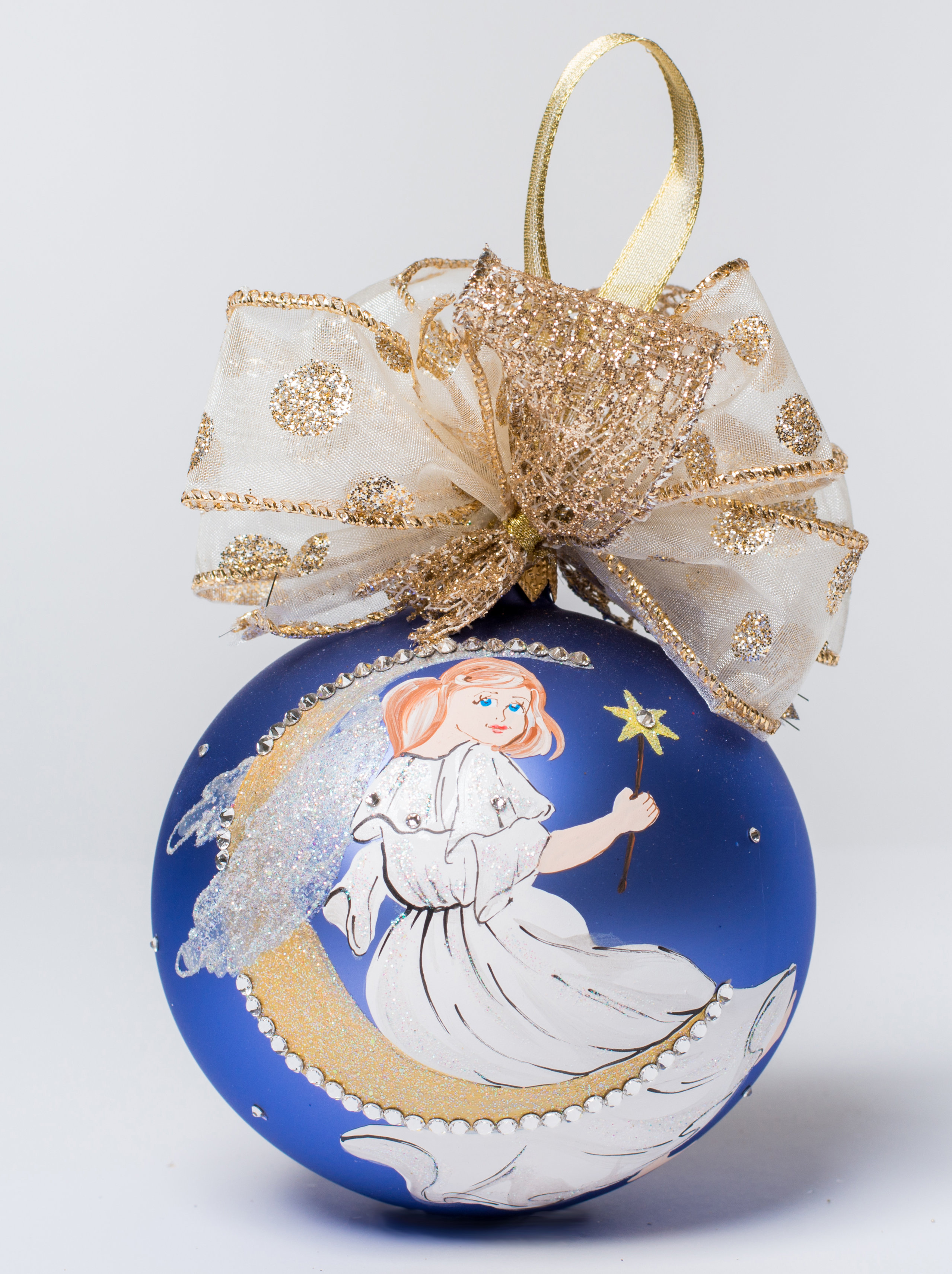The Holiday Aisle Moonlight Angel Ball Ornament Wayfair