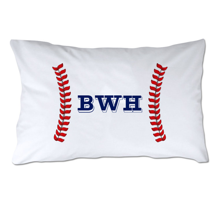 personalized baseball pillow