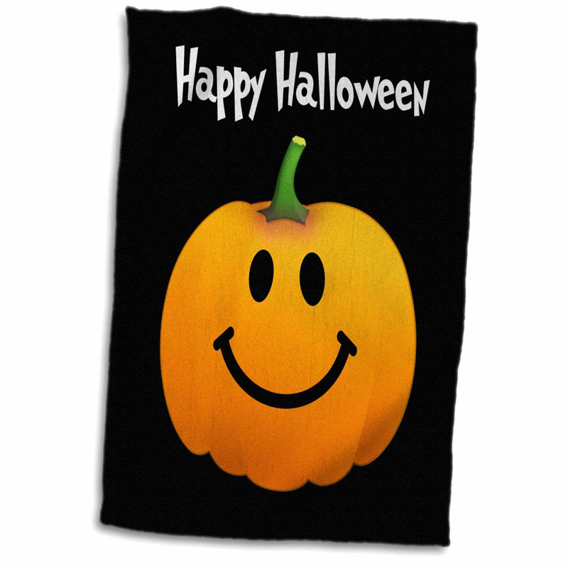Symple Stuff Melcher Happy Halloween Pumpkin Ssmiley Face On