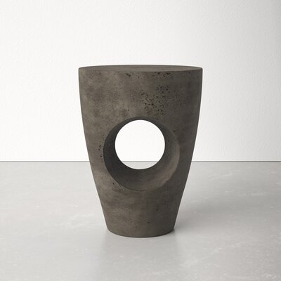 Avoriaz Concrete Abstract End Table
