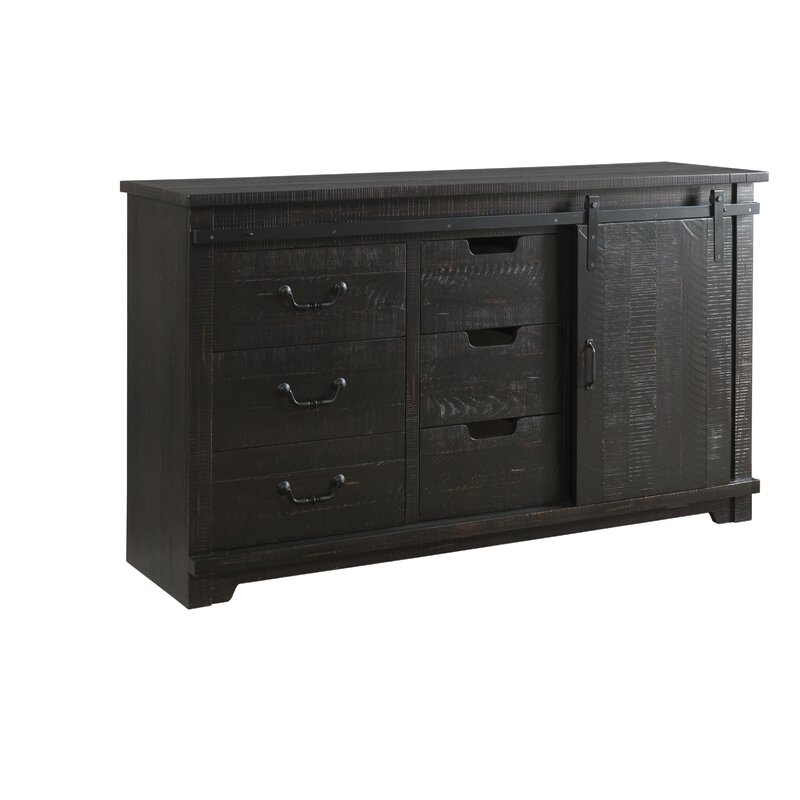 Three Posts Solihull Farmhouse 9 Drawer Double Dresser Reviews