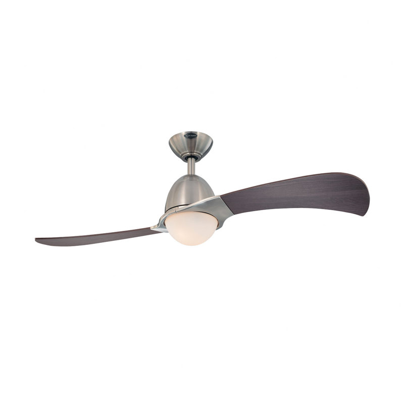 Orren Ellis 48 Amezquita 2 Blade Ceiling Fan With Remote Light