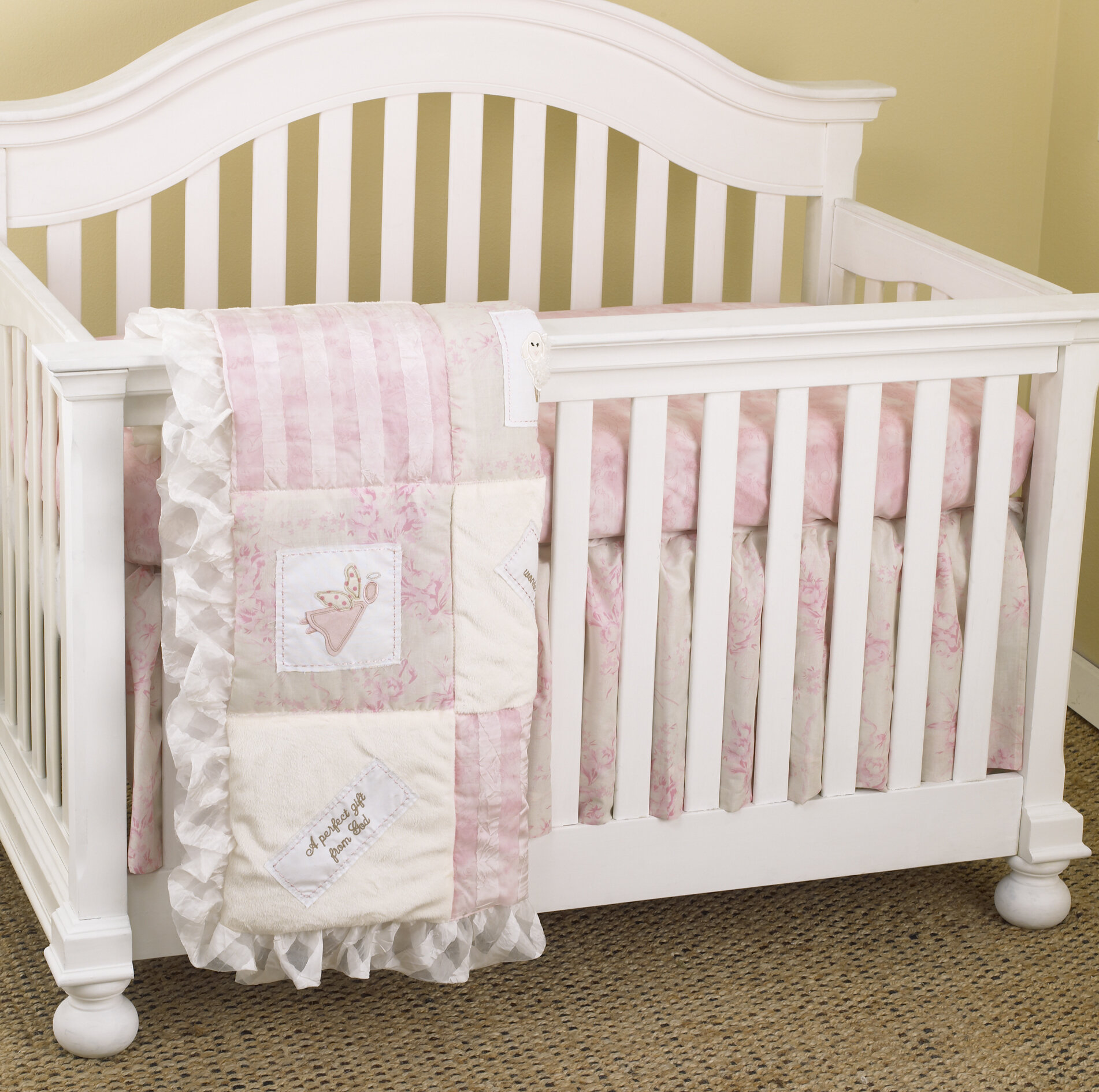 7 piece crib bedding set