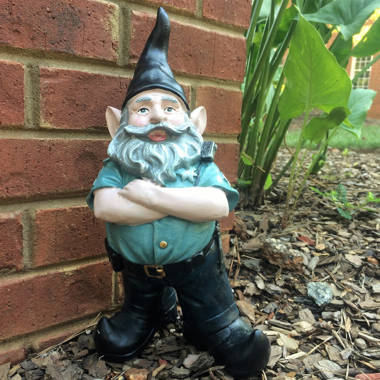 Design Toscano See Hear Speak No Evil Garden Gnome Metal Bobblehead Statues 