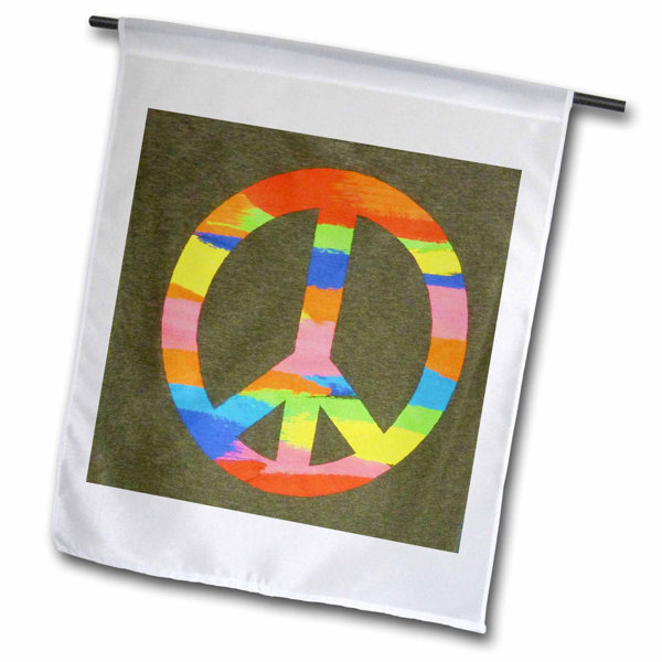 Peace Sign Garden Flag Wayfair