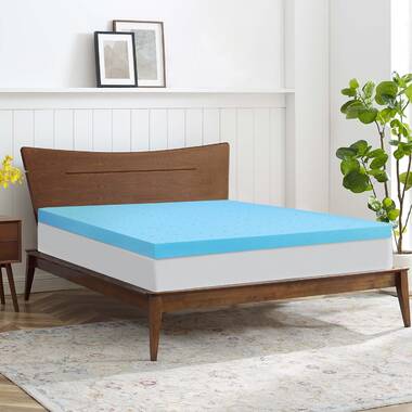 Details about   3" Therapeutic Memory Foam Mattress Topper Hypoallergenic Bamboo Ventilated New 
