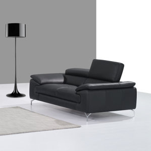 Colwyn Italian Leather Loveseat by Wad..