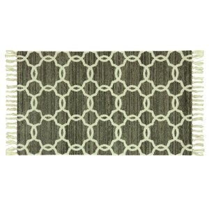 Melilla Stockton Hand-Woven Green Area Rug