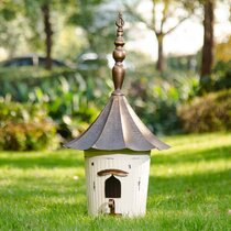 Country Cottages Bird House Bird Entertainment House Ventilation Holes Wooden 