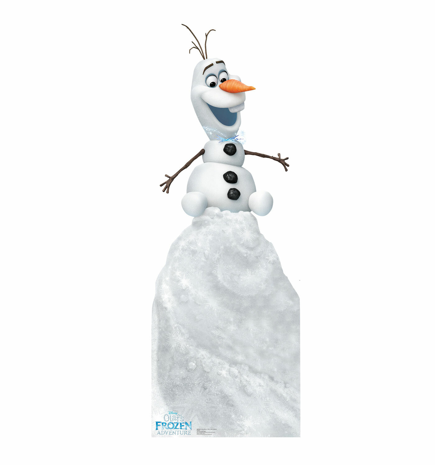 advanced graphics frozen olaf on snow mound standup wayfair