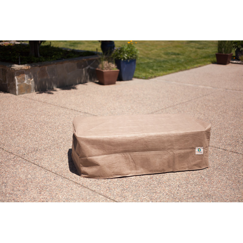 Freeport Park Audrey Patio Ottoman Side Table Cover Reviews Wayfair