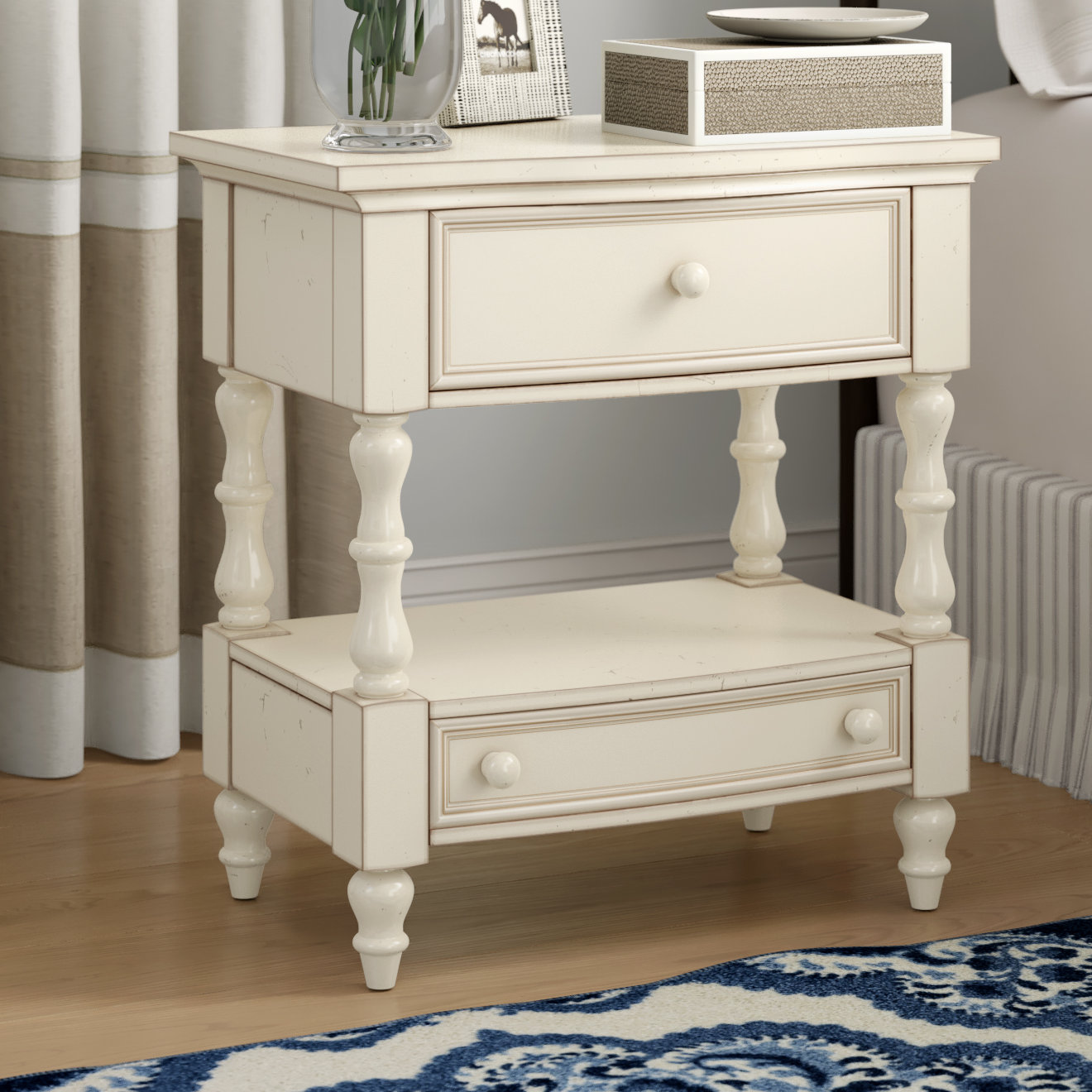 Birch Lane Heritage Rayshawn 2 Drawer Nightstand Reviews Wayfair