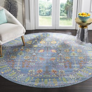 Misael Blue Area Rug