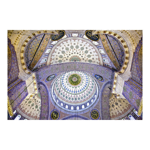 Blue Mosque in Istanbul 1.9m x 2.88m Embossed Matte Peel & Stick Wallpaper Roll East Urban Home