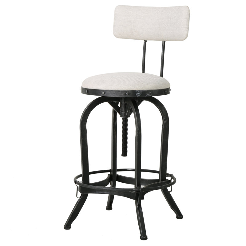 Borough Wharf Oria Height Adjustable Swivel Bar Stool Reviews Wayfair Co Uk