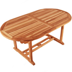 Ausziehbarer Esstisch Saint Lucia aus Holz von ..