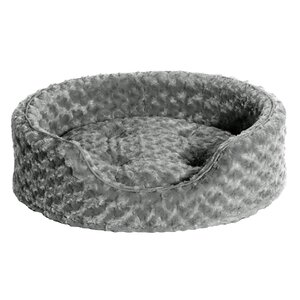 Ultra Plush Oval Pet Bed with Removable Cover