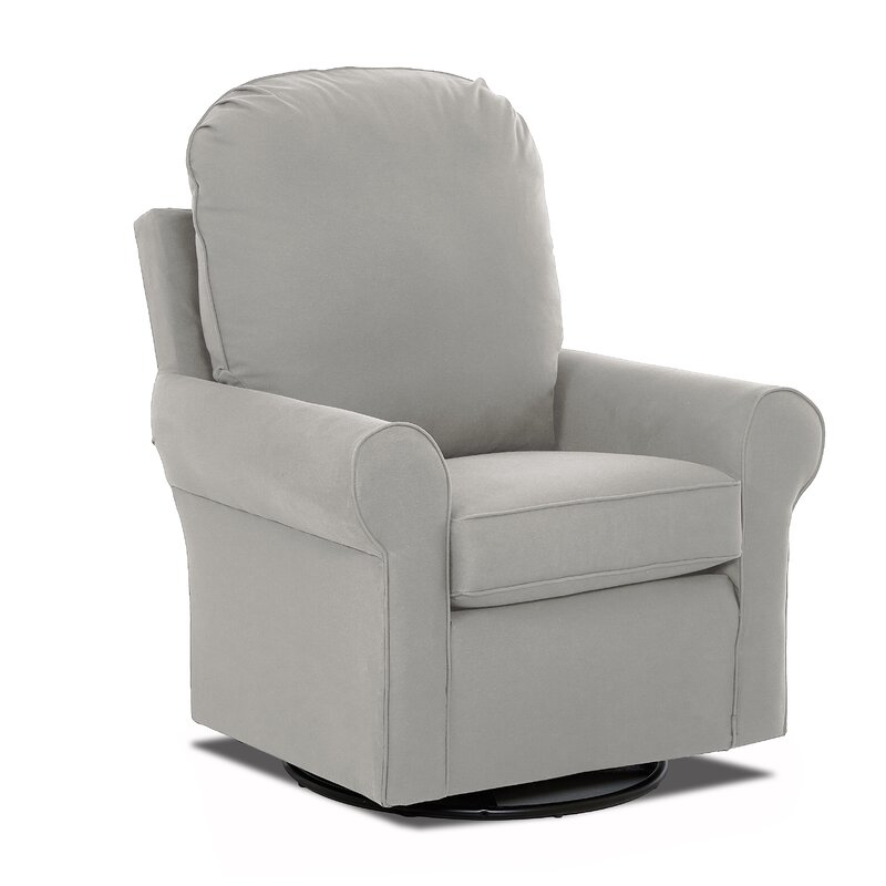 klaussner swivel glider