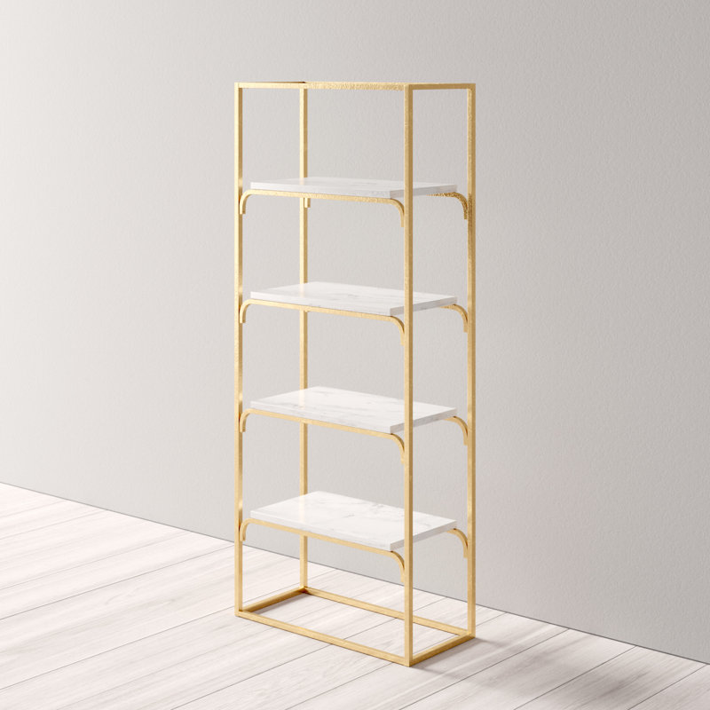 Darrian 4 Tier Etagere Bookcase Reviews Allmodern