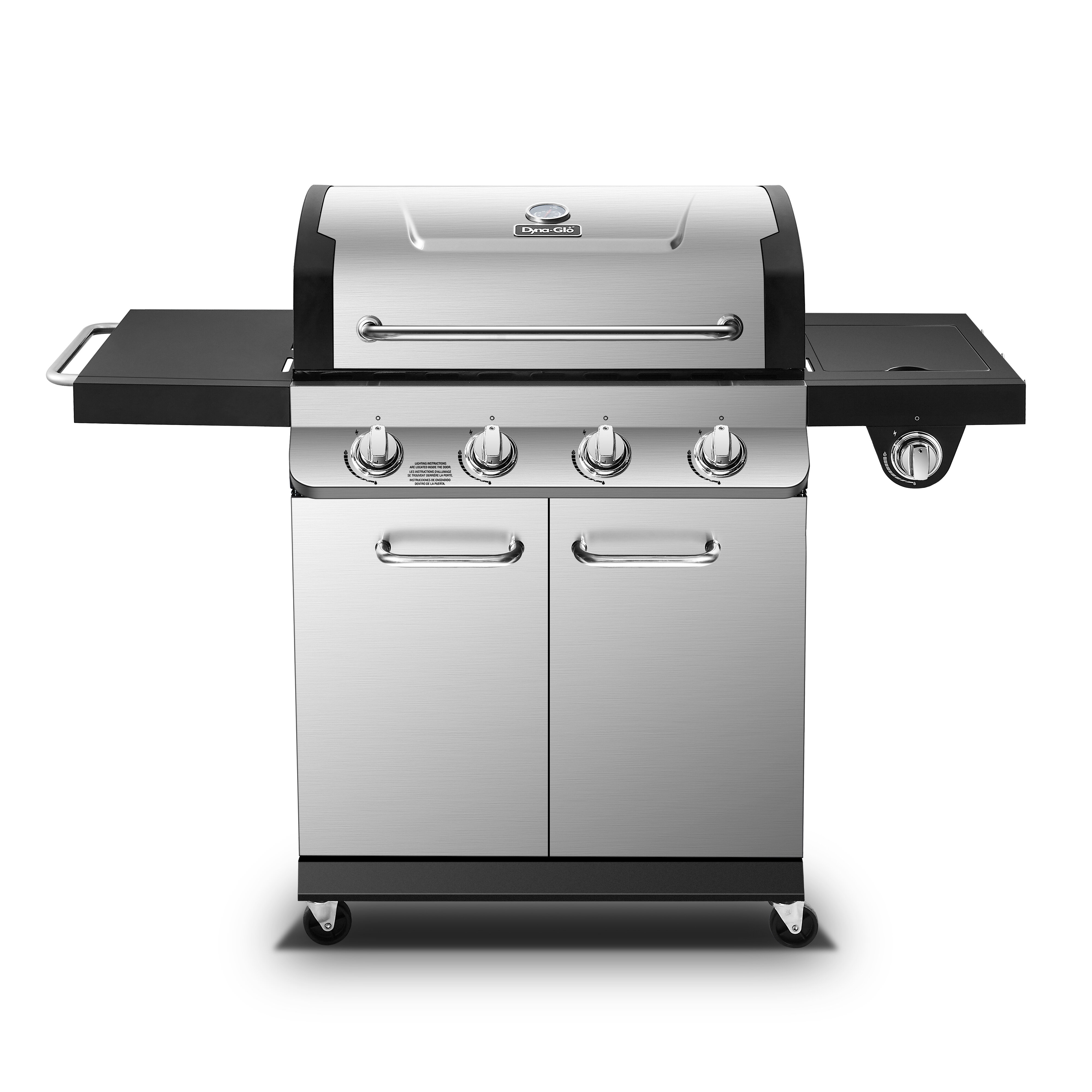 Dyna Glo Premier 4 Burner Convertible Gas Grill With Side Burner Reviews Wayfair