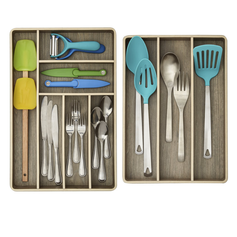 2'' H Flatware & Kitchen Utensils Drawer Organizer