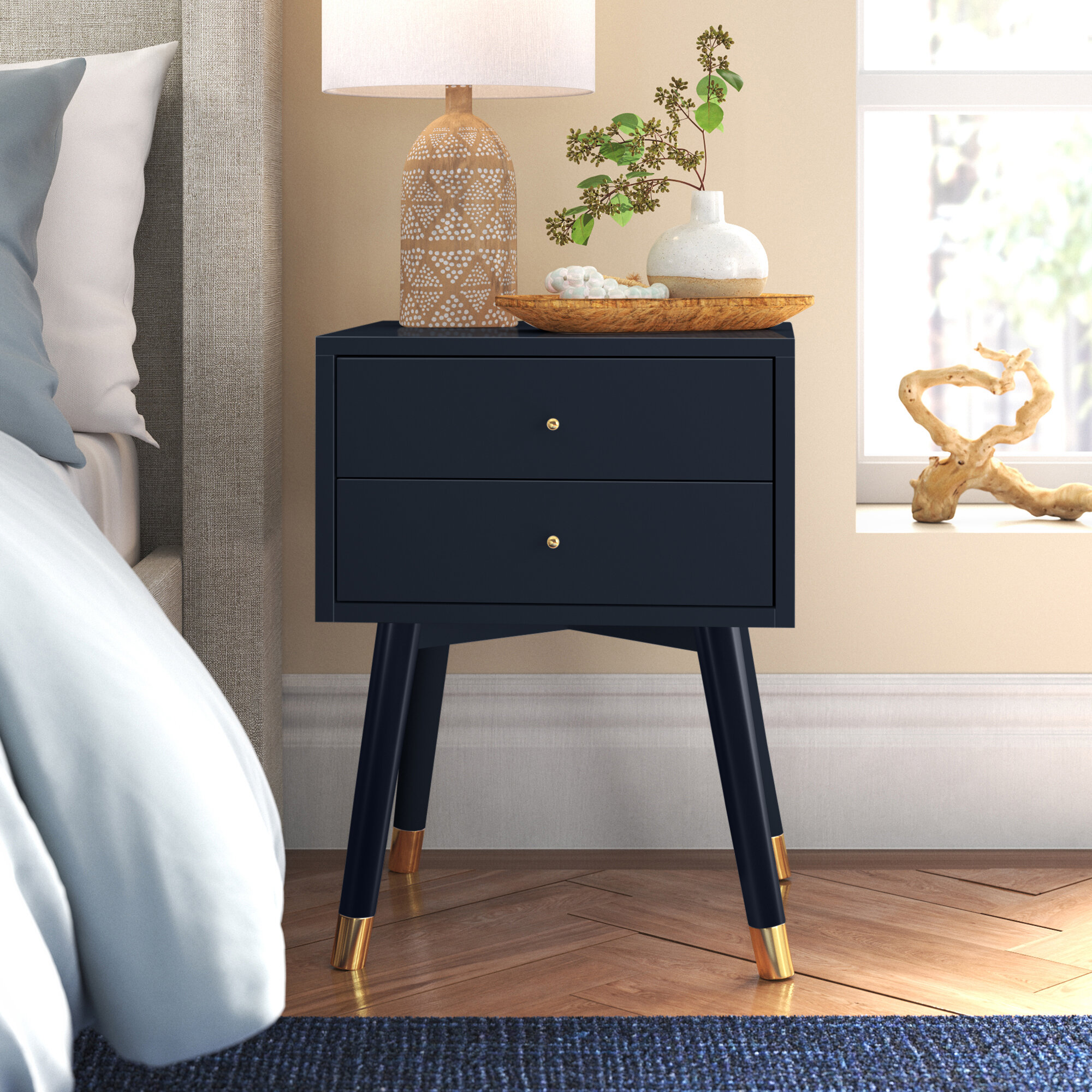 Kieran 2 Drawer Nightstand Reviews Joss Main